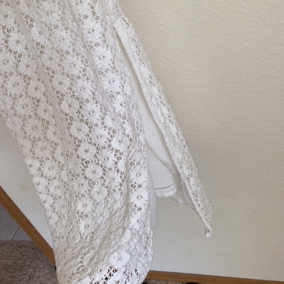 A New Day White Crochet Sleeveless White Dress XS - Picture 7 of 14